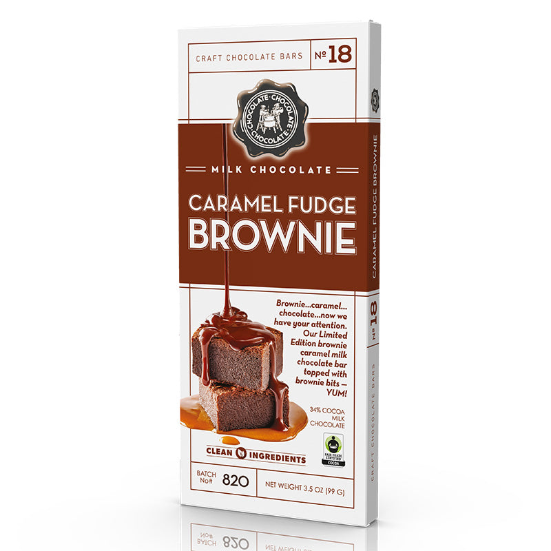 NO 18 - Milk Caramel Fudge Brownie Bar 3.5 OZ