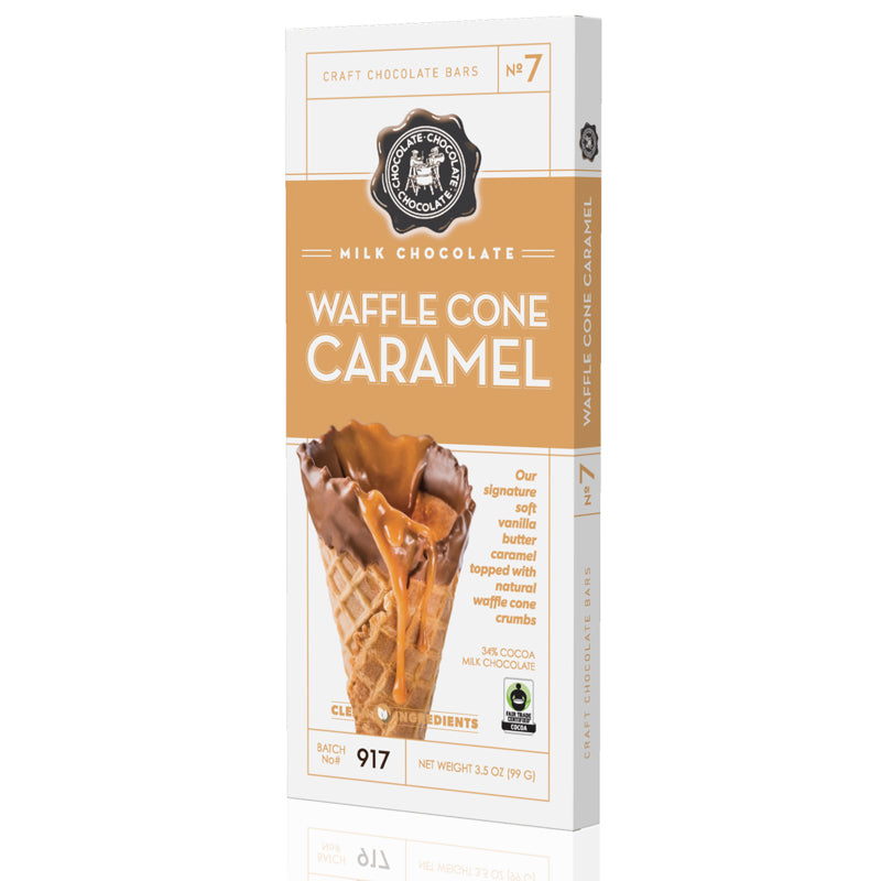 NO 7 - Milk Waffle Cone Caramel Bar 3.5 OZ