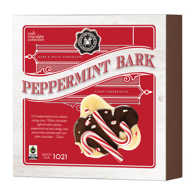 White & Dark Peppermint Bark - 14 OZ