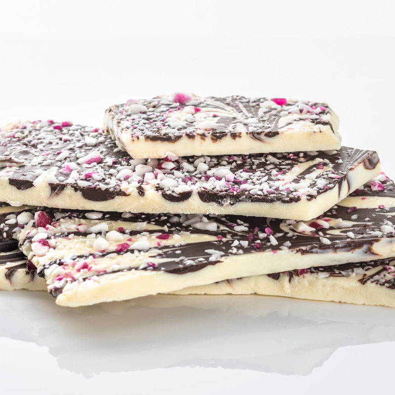 White & Dark Peppermint Bark - 14 OZ