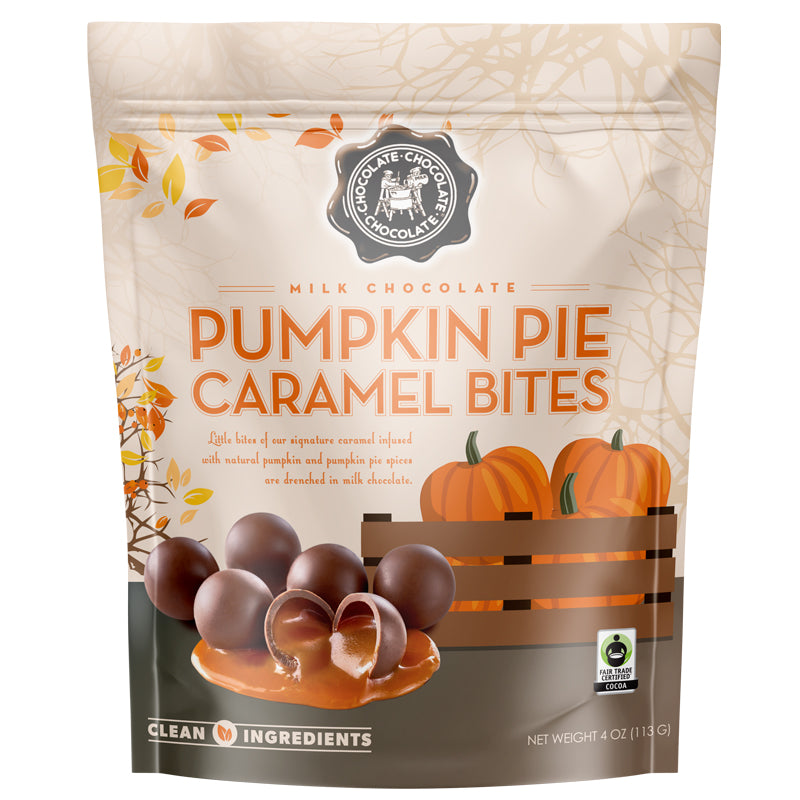 Milk Pumpkin Pie Caramel Bites - 4 OZ