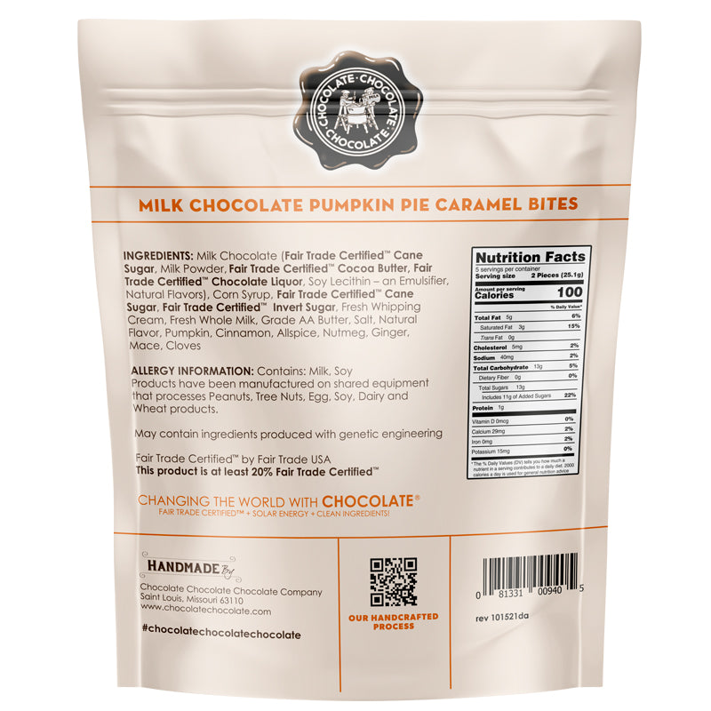 Milk Pumpkin Pie Caramel Bites - 4 OZ