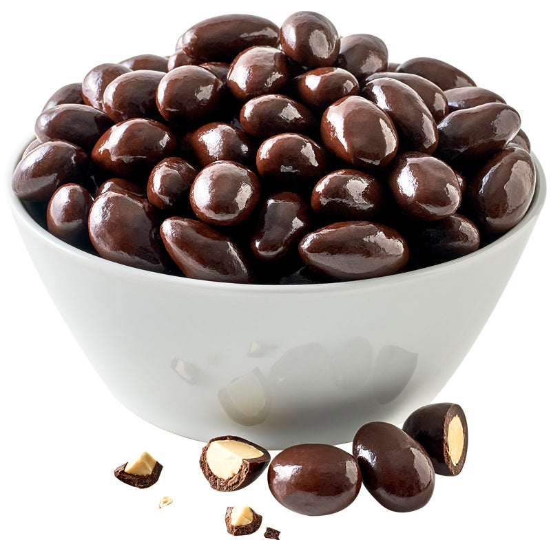 Dark Chocolate Almonds 1 LB